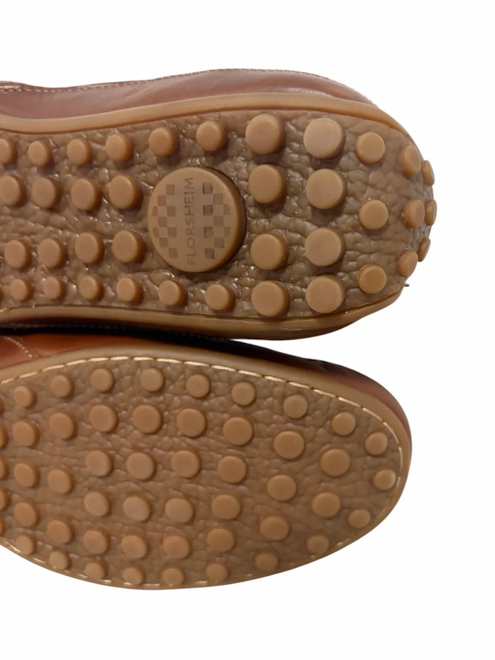 Florsheim Penny Loafer Cognac Brown Leather Driving Moccasins- NEW - Men’s 8